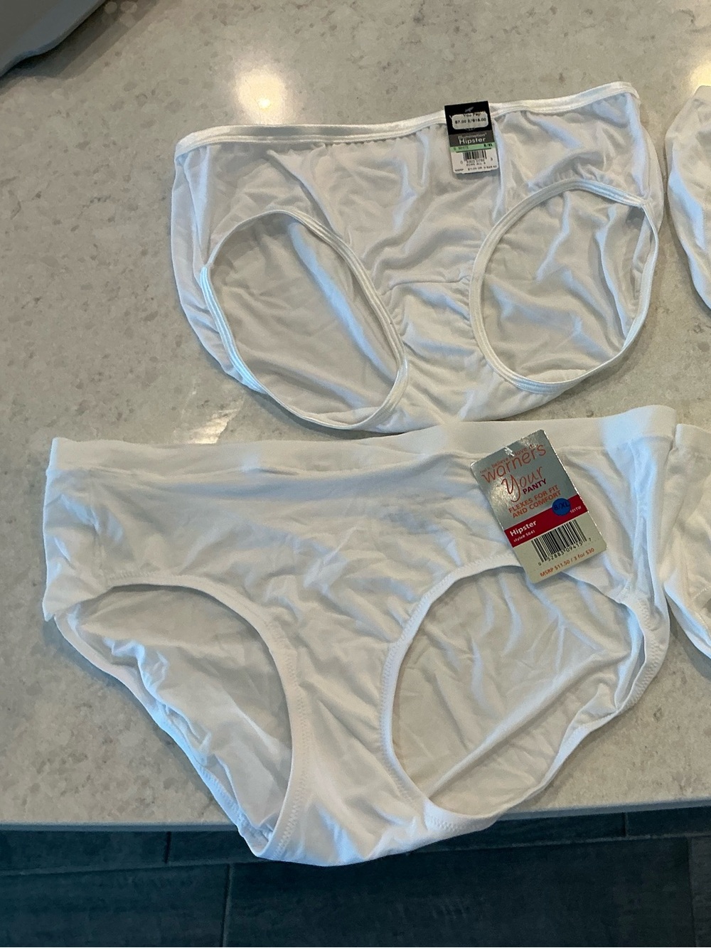 Warner's White Women's Hipster Briefs - Soft Cotton Set